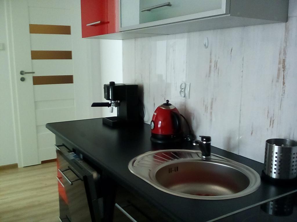 شقة Karmazynowy Apartament Nad Morzem كولوبرزيغ المظهر الخارجي الصورة